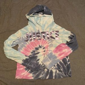 2 Justice hoodies. Size 10